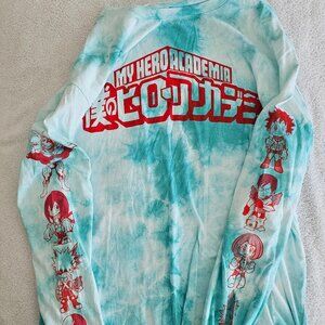 My Hero Academia Hot Topic tie-dye Long sleeve T-shirt | Anime | Size: L VG+